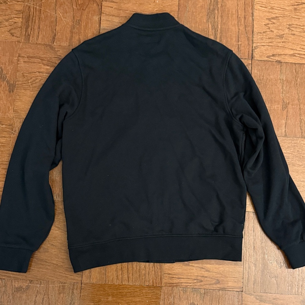Converse Men's Black Bomber Sweatshirt Jacket Size Large - Picture 5 of 5